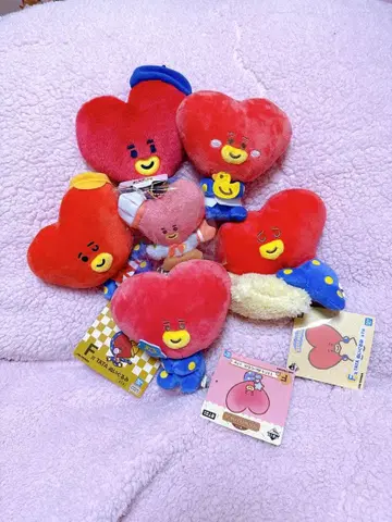 BT21 TATA 제일복권 봉제 인형 마스코트 묶음 판매