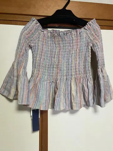 LILY BROWN 멀티 스트라이프 상의