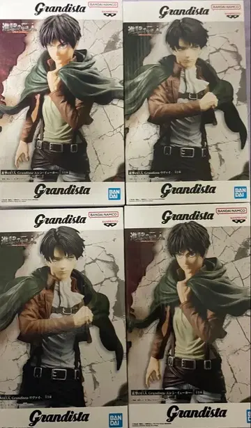 진격의 거인 ~ Grandista 리바이 엘렌 피규어 4체 세트
