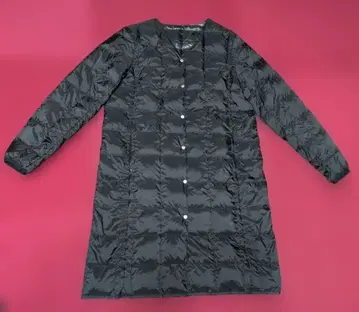 [ 새상품급 ] TAION 롱 다운 코트 V넥 이너 다운 M 사이즈 블랙