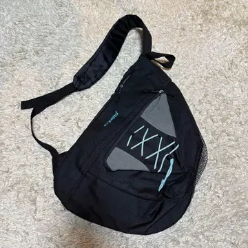 00s archive one shoulder bag black y2k