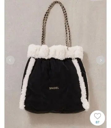 SNIDEL [WEB 한정판/보아 컬렉션] 퀼팅 체인 백