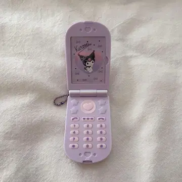 산리오 쿠로미 구형 휴대폰 키링