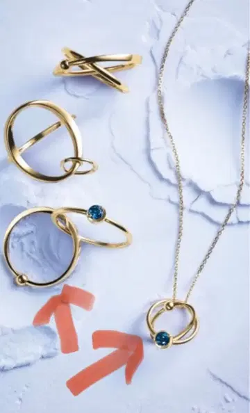 스타 주얼리 K10 THE PLANETS 목걸이 반지