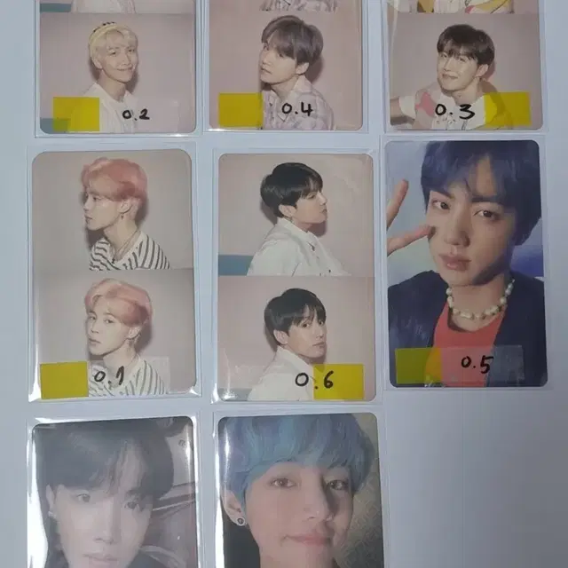 방탄소년단 페르소나 남준 석진 윤기 호석 지민 태형 정국 포카