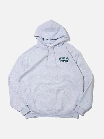 SEDAN ALL PURPOSE 칼리지 로고 후디 ASH XL