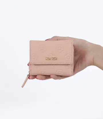 MARY QUANT 데이지 아웃라인 패턴 2 미니 지갑
