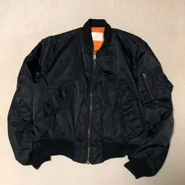 MA-1 플라이트 자켓 밀리터리 아메카지 블랙 빈티지 M