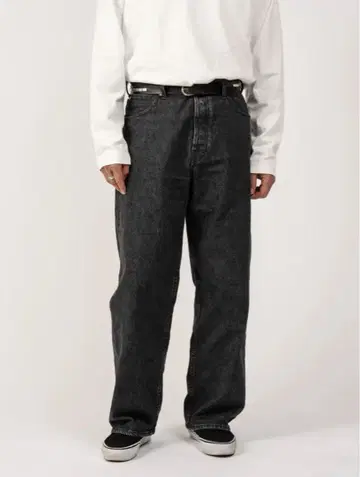 OVY Japan 블랙 배기 데님 팬츠