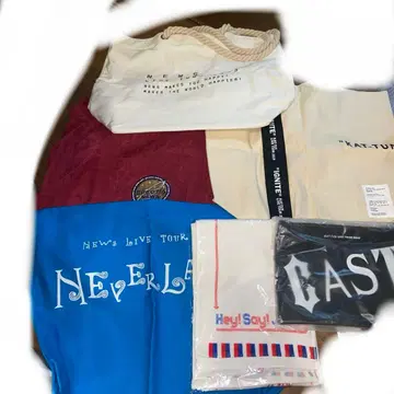 쟈니즈 KAT-TUN NEWS 토트백 파우치 타월 묶음 판매