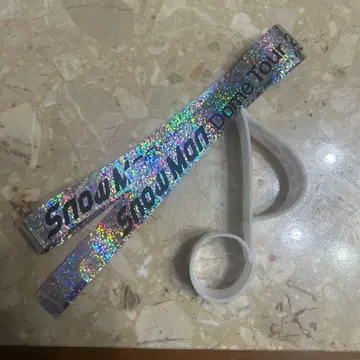 Snow Man 돔 투어 2025-2026 ON 낙하물 은색 테이프 음표