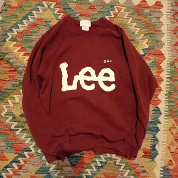 90s usa제 Lee 버건디 맨투맨