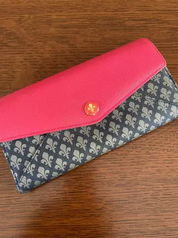 패트릭콕스 (Patrick cox) 장지갑 핑크와 블랙