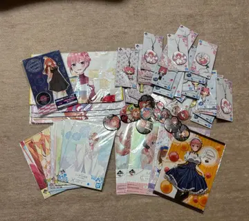 5등분의 신부 5등분의 신부 클리어 파일 캔뱃지 러버 스트랩 타월 등