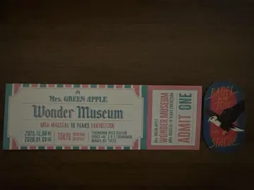 Mrs. GREEN APPLE 원더 뮤지엄 입장자 혜택