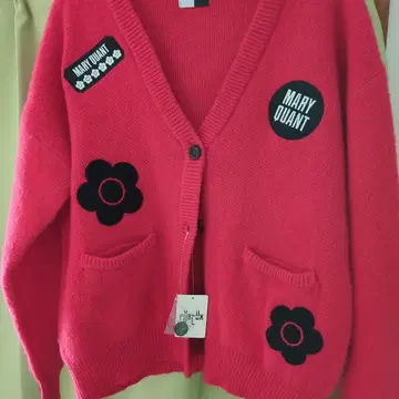 마리콴트 택 포함 새상품 가디건