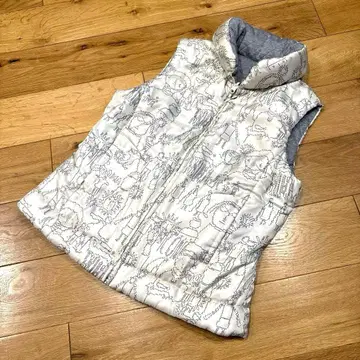 [ PICONE ] 귀여운 리버서블 충전솜 퀼팅 베스트 38size