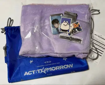 TXT 수빈 업그레이드 혜택 아이치 담요 트레이딩 카드 백 연준