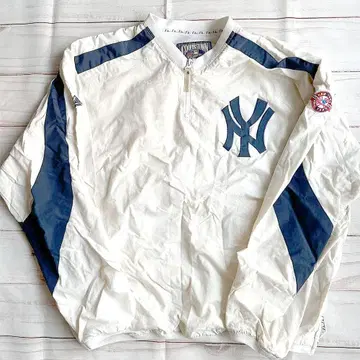 90s NY 양키스 나일론 풀오버 자켓 L 빈티지