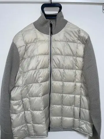 TAION 다운 자켓 니트 아이스 그레이