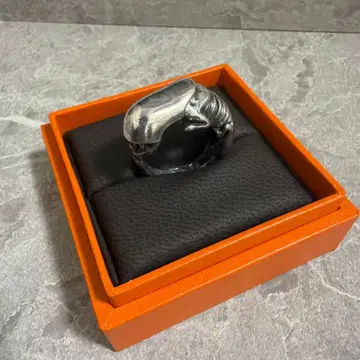 [레어템] 에이리언 체스트 버스터 빈티지 실버 반지 18호