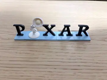 PIXAR 픽사 램프 가챠 컬렉션 로고 디오라마