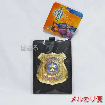 주토피아2 경찰 배지풍 패스 케이스 디즈니 닉 주디