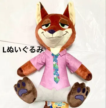 디즈니 주토피아2 L 봉제 인형 닉 와일드