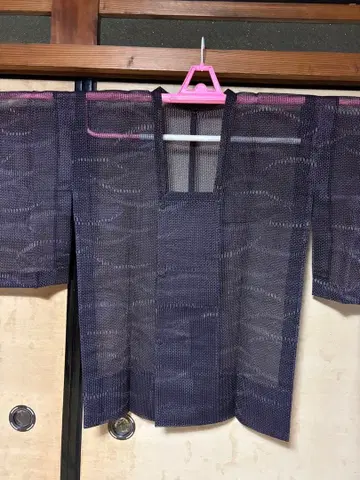 사라 얇은 비단 여름 기모노