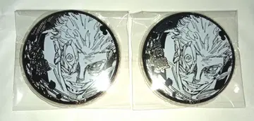 주술회전 실버 캔뱃지 스쿠나 2개 세트