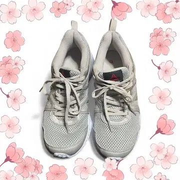 [ 고품질 ] 경량 Reebok 그레이 메쉬 스니커즈 러닝화 산책