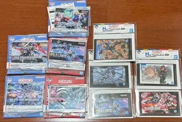 건담 프라모델 1번 복권 아크릴 스탠드 스티커 세트