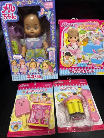 멜짱 세트 네오링 아이스 가게 세트 간식 아이스 간식 푸딩