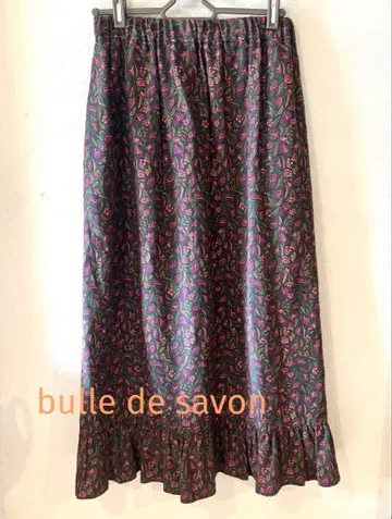 bulle de savon 꽃무늬 롱 스커트