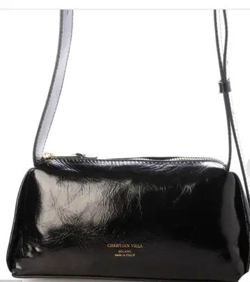 CHRISTIAN VILLA 블랙 숄더백