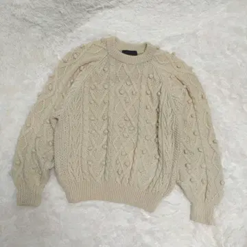 빈티지 폼폼 니트 울 itimi rose