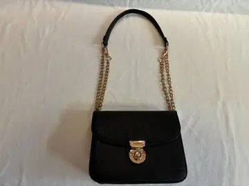 [ 중고 ] 체인 숄더백 사피아노풍 골드 금장 장식