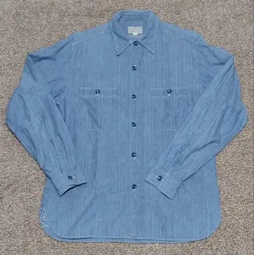 버즈릭슨 샴브레이 셔츠 긴팔 15-15 1/2