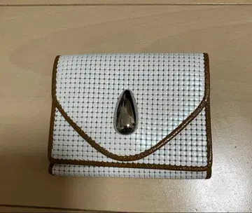 TOFF&LOADSTONE 타일 엠보싱 지갑 화이트