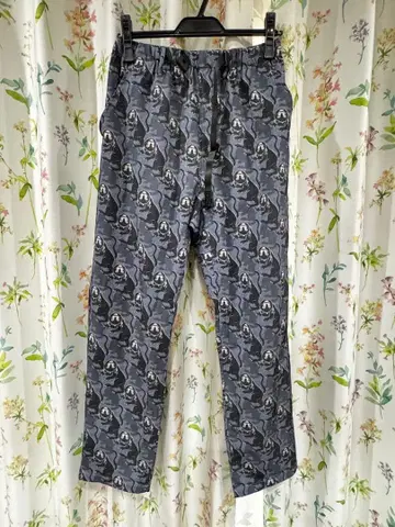 그라니프 이시쿠로 아야코 웃음 고양이 패턴 크라이밍 팬츠 M