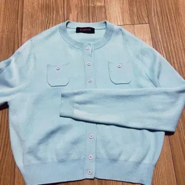 CABA N 라이트 블루 긴팔 가디건 xs