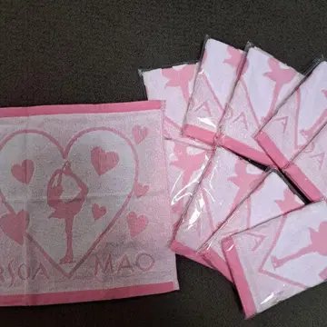 아사다 마오 하트 타월 10개 세트 낱개 판매 가능