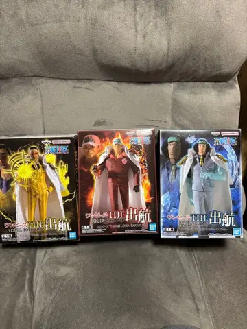 원피스 출항 3종 세트 사카즈키 & 볼사리노 & 쿠잔