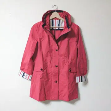 새상품급 핑크 자켓 코튼 혼방 [ 9/M ]