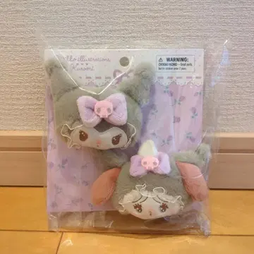 쿠로미 mikko illustrations 수플레 헤어 클립 산리오