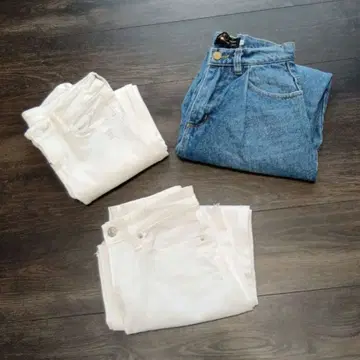 묶음 판매 데님 팬츠 3점 S