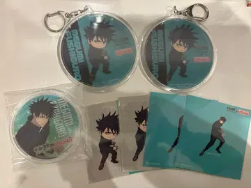 주술회전 라운드 원 라우완 아크릴 코스터 아크릴 키링 후시구로