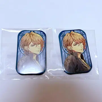 피오피오레의 만종 마루쿠지 니콜라 소길 직사각형 캔뱃지 2점 세트