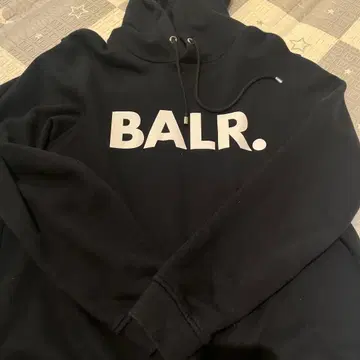 BALR. 블랙 후드 맨투맨 M