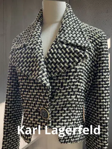 Karl Lagerfeld 칼 라거펠트 트위드 자켓 프랑스